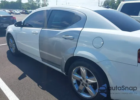 2013 Dodge Avenger Se from USA, damaged, VIN 1C3CDZAB7DN564845